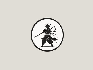 Samurai Logo Design EPS format Very Cool 