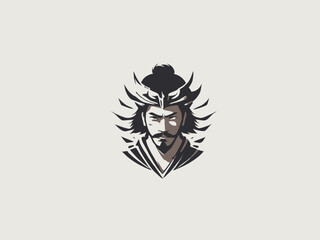 Samurai Logo Design EPS format Very Cool 
