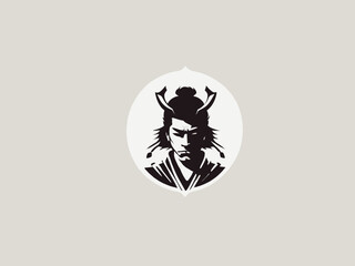 Samurai Logo Design EPS format Very Cool 