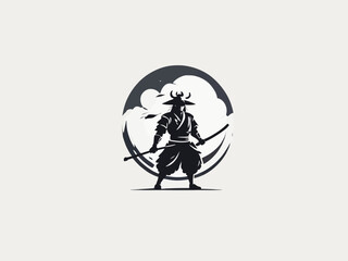 Samurai Logo Design EPS format Very Cool 