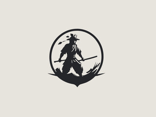 Samurai Logo Design EPS format Very Cool 