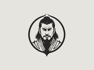 Samurai Logo Design EPS format Very Cool 