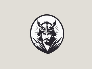 Samurai Logo Design EPS format Very Cool 