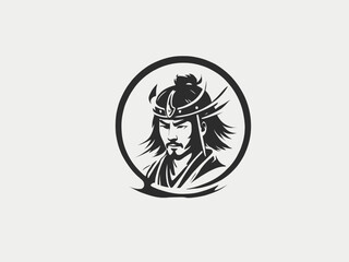 Samurai Logo Design EPS format Very Cool 
