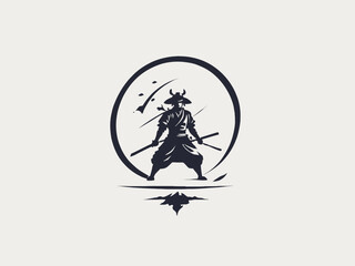Samurai Logo Design EPS format Very Cool 
