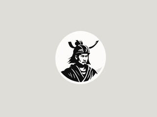 Samurai Logo Design EPS format Very Cool 