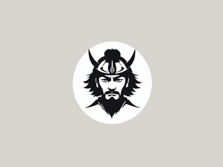 Samurai Logo Design EPS format Very Cool 