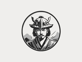 Samurai Logo Design EPS format Very Cool 