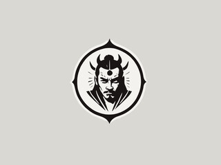 Samurai Logo Design EPS format Very Cool 