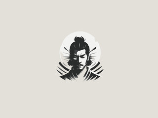 Samurai Logo Design EPS format Very Cool 