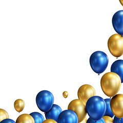Blue and Gold Balloons © ahmadalfant