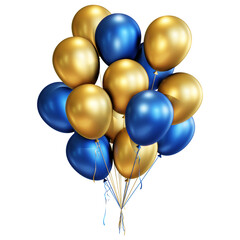 Blue and Gold Balloons © ahmadalfant