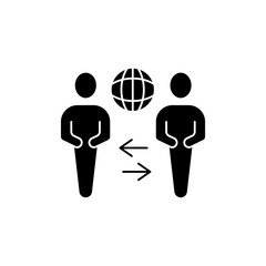 International Relations concept line icon. Simple element illustration. International Relations concept outline symbol design.