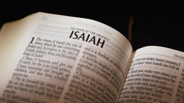 The Bible-The Old Testament Book of Isaiah title