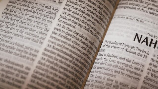 The Bible-The Old Testament Book of Nahum title