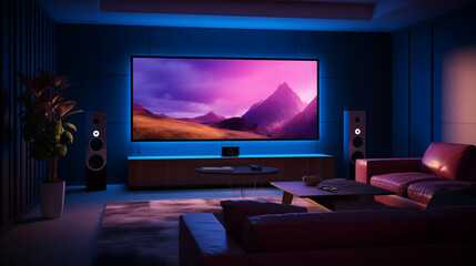 Creative colorful Studio Interior decoration