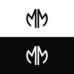 MM logo. M M design. White MM letter. MM, M M letter logo design. Initial letter MM  linked circle uppercase monogram logo. M M letter logo vector design. top logo, Most Recent, Featured, 