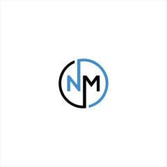 NM logo. N M design. White NM letter. NM, N M letter logo design. Initial letter NM  linked circle uppercase monogram logo. N M letter logo vector design. top logo, Most Recent, Featured, Relevance, 
