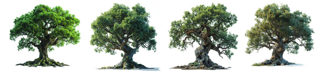 set of trees isolated - Powered by Adobe