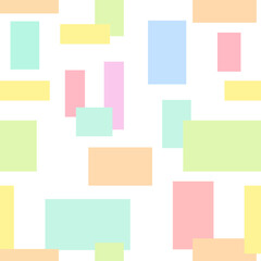 Abstract vector geometric background with square and rhombus shapes.