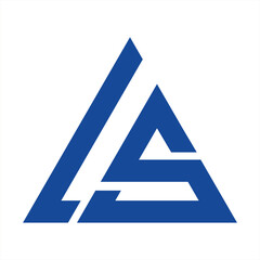 letter ls logo design - obrazy, fototapety, plakaty