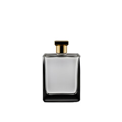 bottle of perfume isolated on transparent background