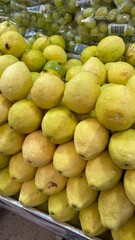 Guayabas en el mercado de México