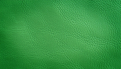 close up green olive leather texture background. abstract vintage concept background. top view of genuine leather.