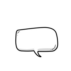 Speech bubble cartoon 