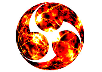 炎の三つ巴　アイコン