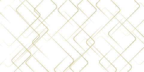 Abstract colorful golden and white geometric square and random lines with realistic line geometric square and triangle shape, Abstract golden lines pattern texture business background. - obrazy, fototapety, plakaty