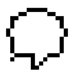 Pixel Speech Bubble 