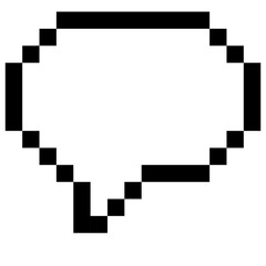 Pixel Speech Bubble 