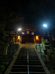 元旦の神社の風景