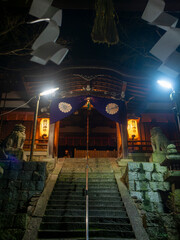 元旦の神社の風景