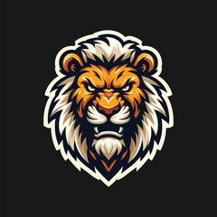 LION MASCOT ILLUSTRATION VECTOR