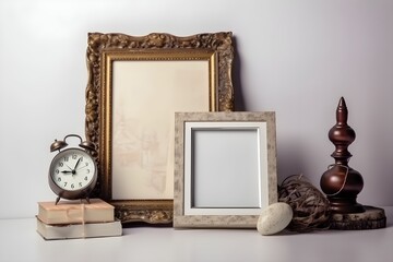 blank frame old antique classic theme