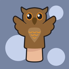 Hand puppets collection vector