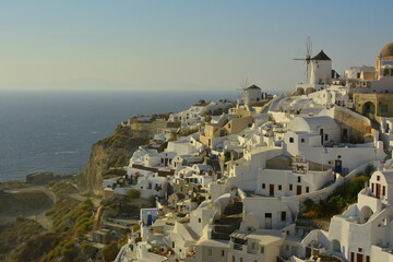 Fototapeta na wymiar Greece white landscape