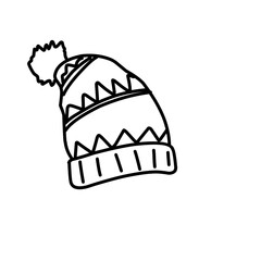 Hand Drawn Winter Hat 