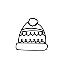 Hand Drawn Winter Hat 