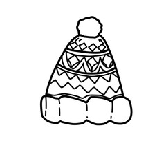 Hand Drawn Winter Hat 