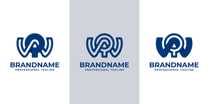 Modern Letter WQ Monogram Logo, suitable for business with WQ or QW initials