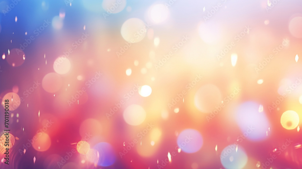 Poster raindrops on a window create a natural filter through which a rainbow color spectrum is visible, evo
