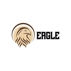 Eagle logo with a luxury and modern design concept for brand identity