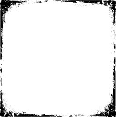 Vintage Rough Edge Square Border