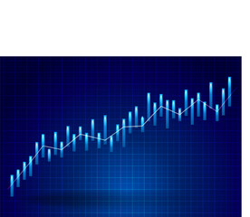 forex treading vector background