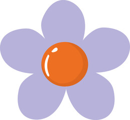 90s flower illustration 