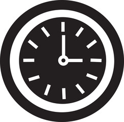 Vector Time and Clock icon. analog clock icon symbol in trendy Fill Style notifying hour isolated on transparent background. Circle arrow icon. business watch. speed time icon design.