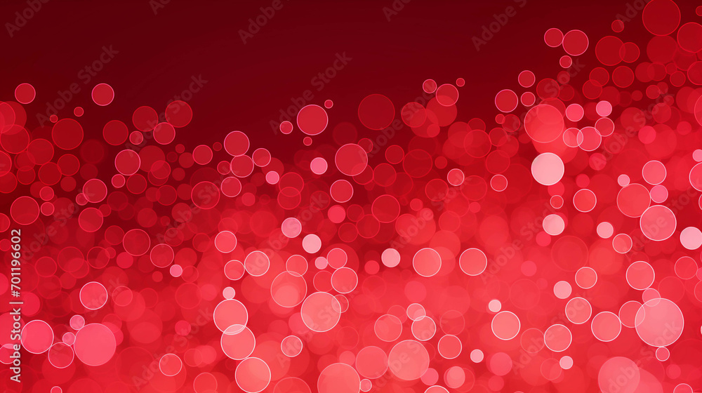 Poster red circle pattern background image.